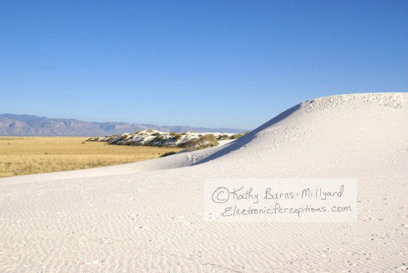 Stock Photo: Sand Dunes and Mountains - by Kathy Burns-Millyard