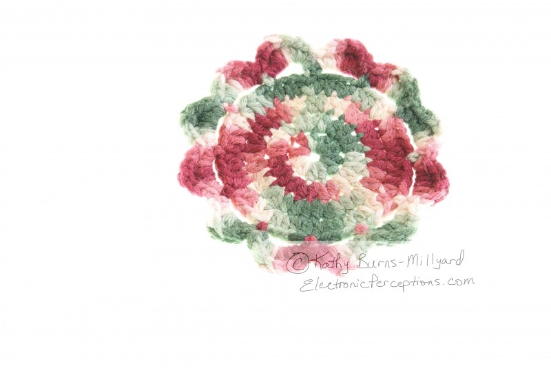 Stock Photo: Crocheted Coaster - by Kathy Burns-Millyard
