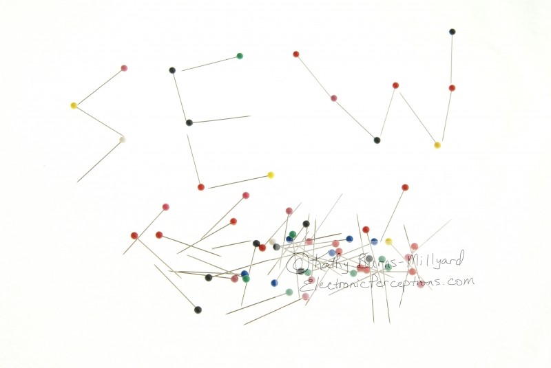Stock Photo: Sew on White - by Kathy Burns-Millyard