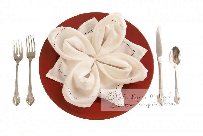 Stock Photo: Elegant Table Setting - by Kathy Burns-Millyard