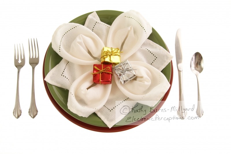 Stock Photo: Holiday Table Decor - by Kathy Burns-Millyard