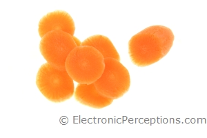 Stock Photo: Sliced Baby Carrots - by Kathy Burns-Millyard