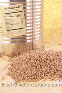 Photo of whole wheat berries. Whole grains are an excellent natural colon cleanser.