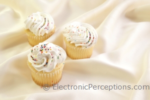 Stock Photo: Festive Cupcakes - by Kathy Burns-Millyard