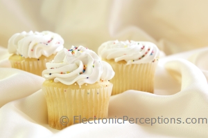 Stock Photo: Cupcakes Close - by Kathy Burns-Millyard