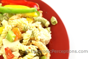 Stock Photo: Pasta Salad Top - by Kathy Burns-Millyard