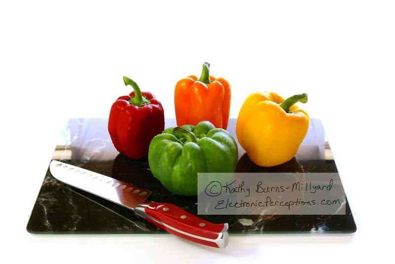 Stock Photo: Bell Peppers - by Kathy Burns-Millyard