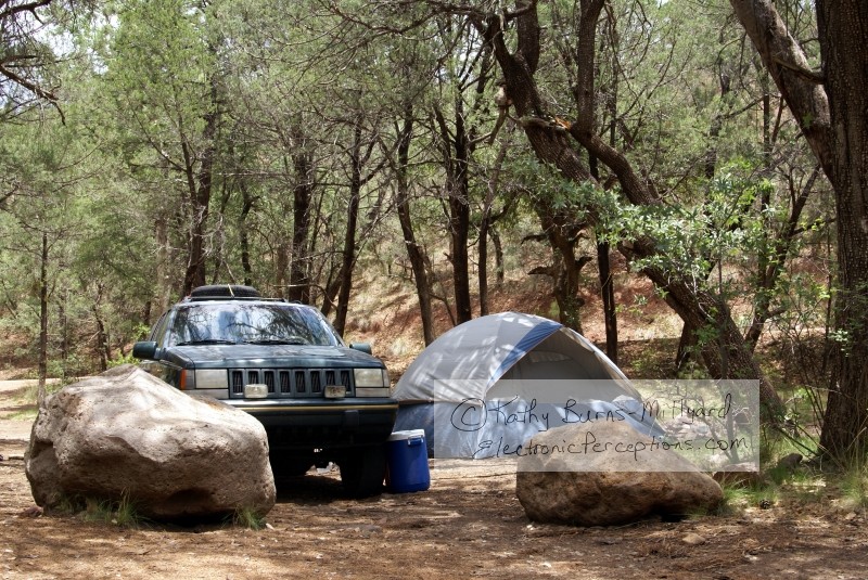 Stock Photo: Remote Camping - by Kathy Burns-Millyard