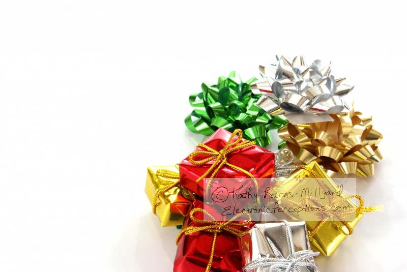Stock Photo: Christmas packages - by Kathy Burns-Millyard