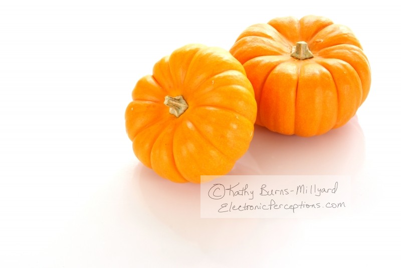 Stock Photo: Orange Pumpkins - by Kathy Burns-Millyard