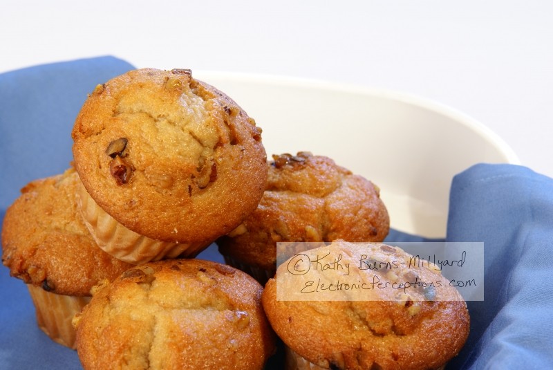 Stock Photo: Banana Nut Muffins - by Kathy Burns-Millyard