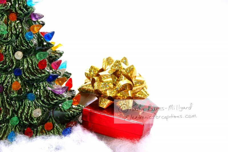 Christmas Gifts and Ceramic Tree