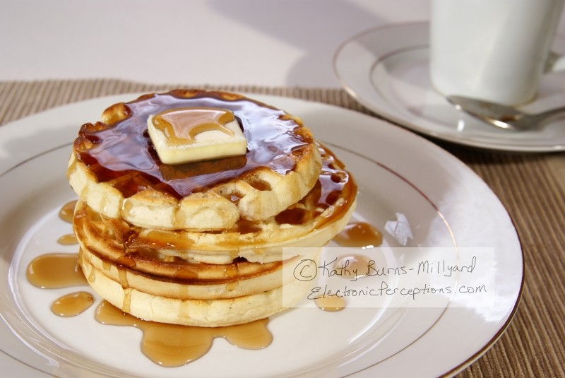 Stock Photo: Waffles - by Kathy Burns-Millyard