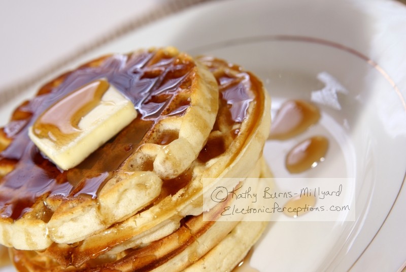 Stock Photo: Waffles - by Kathy Burns-Millyard