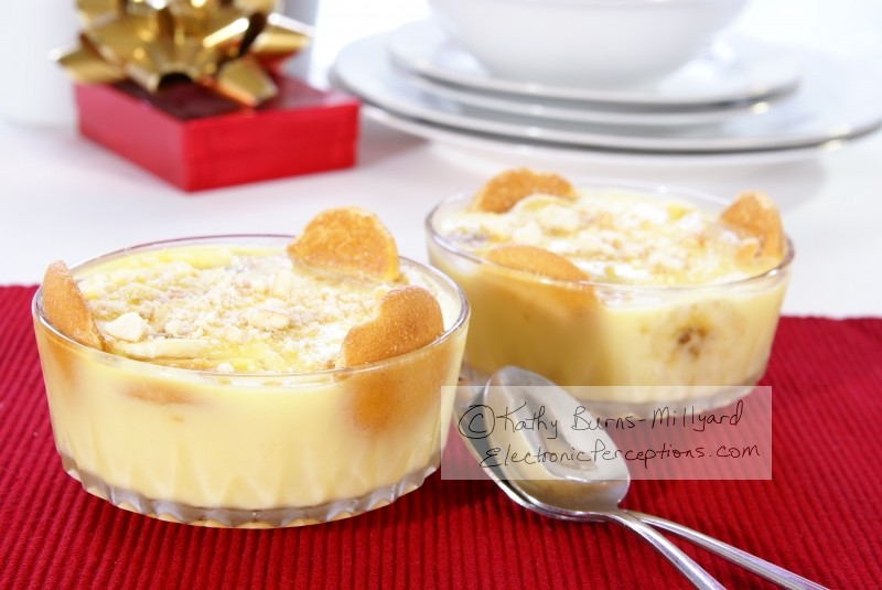 Stock Photo: Old Fashioned Banana Pudding - by Kathy Burns-Millyard