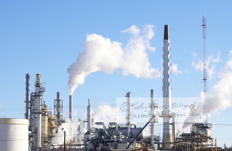 Stock Photo: Refinery Pollution - by Kathy Burns-Millyard