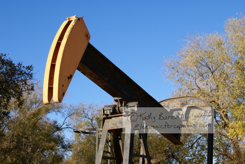 Stock Photo: Pump Jack - by Kathy Burns-Millyard