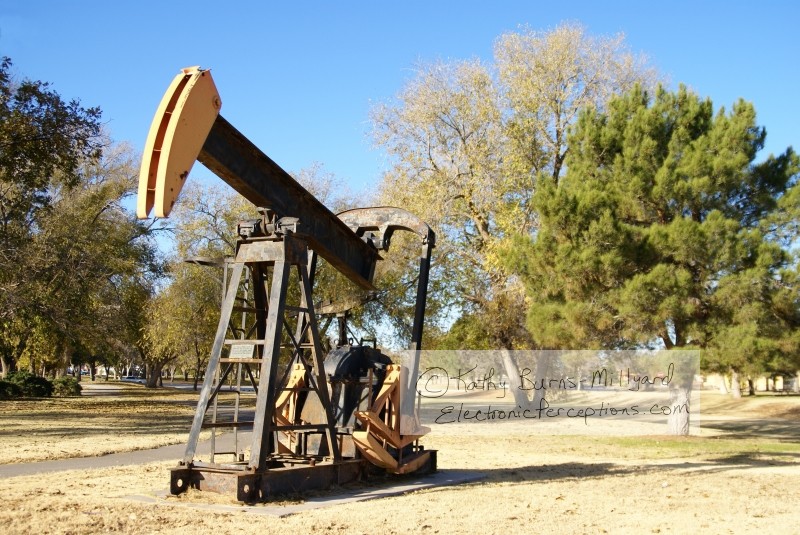 Stock Photo: Pump Jack - by Kathy Burns-Millyard