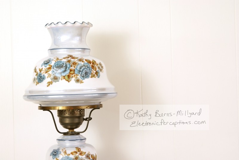 Stock Photo: Hurricane Lamp - by Kathy Burns-Millyard
