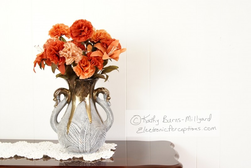 Stock Photo: Flower Vase - by Kathy Burns-Millyard