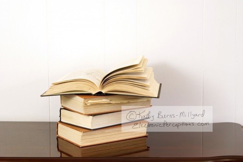 Stock Photo: Old Books - by Kathy Burns-Millyard