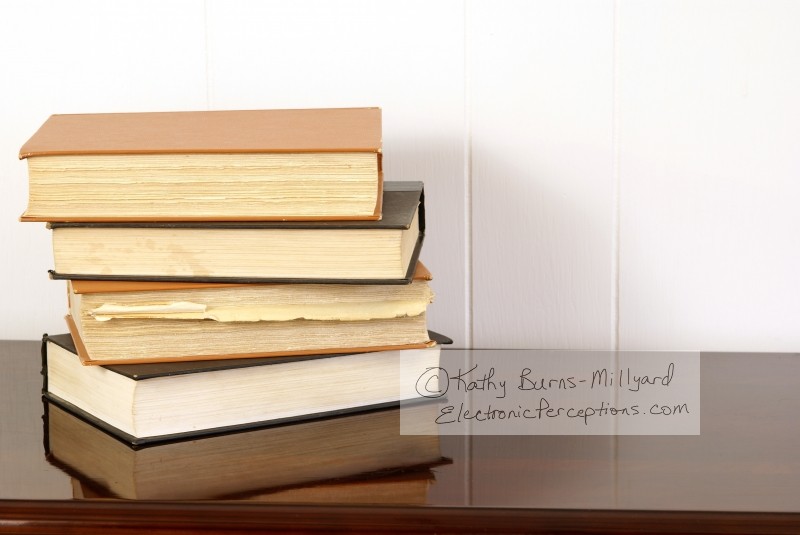 Stock Photo: Old Books - by Kathy Burns-Millyard